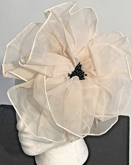 Chiffon Flower Large Hair Clip Women Gauze Organza Hair Claw Hair Accessories