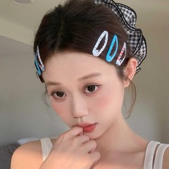 3-12pcs 2026 New Korean Cute Polka Dot Girl BB Clips Set Y2K Fashion Contrasting