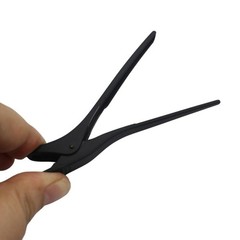 6 pcs Matte Black Pro Salon Hair Clips – 110mm Duckbill Clips Clamps Hairdress