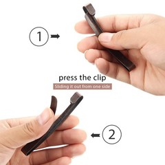 30 Pieces Open Center Metal Barrettes Anti-Slip Metal Hair Clip for Women, Assor