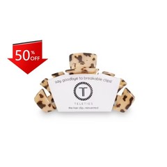 TELETIES Tortoise Large Hair Clip – Blonde: For All Hair Types, Nylon