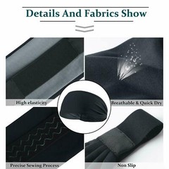 Non-Slip Wide Headband Sweatband Stretch Moisture Wicking Sports Yoga Hair Band