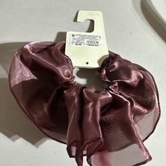 A New Day Twister Shiny Hair Pony Tail In Burgundy Hair Styling Tie