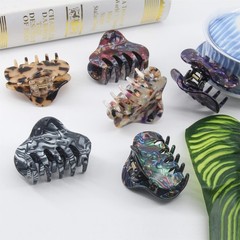 Tortoise Shell Hair Claw Clips, 2.4 Inch Medium Size Acrylic Hair Banana Barrett