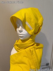 FOTUS Yellow Fleece Scarf & Hat Set – Vintage Rare Item