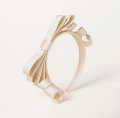NEW Kate Spade x Target Cream Ribbon Cream Bow Headband