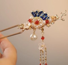 Chinese Ancient Style Hanfu Hairpin Headdress Hair Jewelry Handmade Accessories