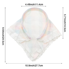 2 PACK Hair Scarf Headband for Women, Lace Hair Bandana, Non-Slip Hair Soft