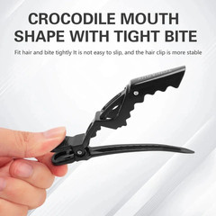 5PCS Alligator Hair Clips – Double-Hinged Plastic Sectioning Clamps for Salon