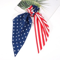 4th of July Hair Ties for Women Girls Independence Day American Flag Hair Scr…
