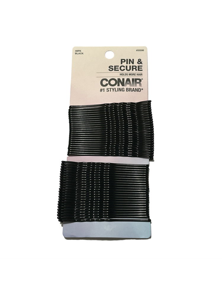Conair Extra Long Black Bobby Pins – 48 Ct