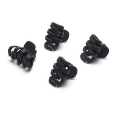 12 Pack Small Hair Claw Clips 1.2 Inch Matte Hair Clips for Thin Matte Black