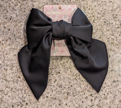 NWT SUNDAY STATE bow Black 100 polyester 7 inch x 8 inches