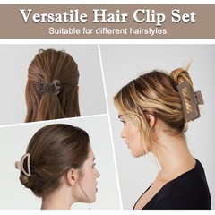 10PCS Non-Slip Hair Clips Jaw Clips for Thick Hair Clamp Flower Non-Slip Hair…