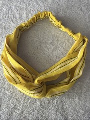 Yellow Striped Headband