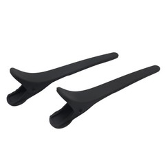 6 pcs Matte Black Pro Salon Hair Clips – 110mm Duckbill Clips Clamps Hairdress