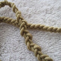 2 Blonde Goody Ouchless 3 Strand Braided Color Collection Hair Head Bands Yellow