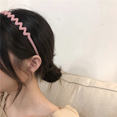 Simple Wave anti Slip Plastic Hairbands Headband Women Girls Kids Scrunchie Hair
