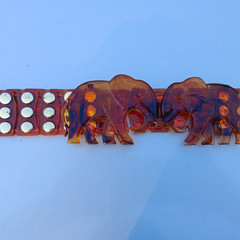 Brown Tortoise Shell Vintage Elegant Belt