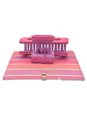Piper K Pink Beaded Hair Claw Clip Women Accessories