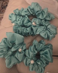 Indian Woman Wholesale Lot Large Hair Scrunchies Elastic Scrunchy Hair Bobbles