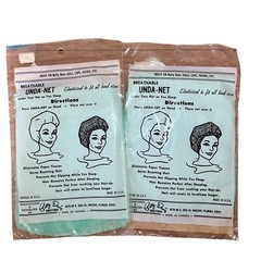 6-Lot Betty Dain Hair Unda-Net #110 XL Regular Bouffant Breathable VTG USA 50s