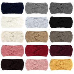 15 Pcs Chunky Knit Headband Braided Winter Ear Warmer Crochet Wrap