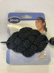 Goody Satin Braided Buckle Barrette Twist Bun Ponytail Tie Back New 2000 (3) A2