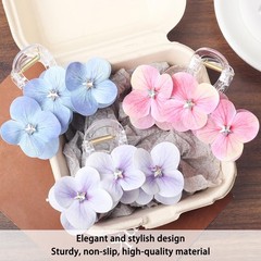 Monattrod 12Pcs Flower Hair Clips for Women, Claw 1 Count (Pack of 12), Pink