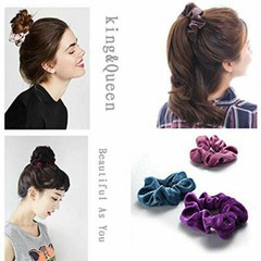 5-50 Pcs Hair Scrunchies Velvet Elastics Hair Ties Scrunchy Bands Ties Ropes Lot