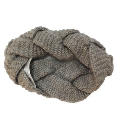H&M Winter Headband Knit Casual Gray One Size Cable Style
