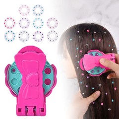 Girls Hair Bedazzler Styling Tool Diamond Sticker Gems Stamper Jewel DIY Toy AE
