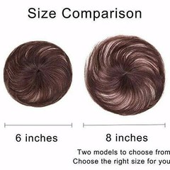 Human Hair Topper Clip in Hairpiece Wig Natural Toupee Top Pieces Wigs Women USA