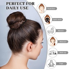 80 Count Extra Long Hair Ties for Thick Curly Hair – No Metal Elastic Ponytail H