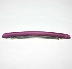 Delsol Barrette Thin Extra Long Metal Hair Clip Pattern Colorful Made in France