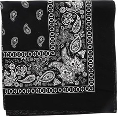 Motique Accessories Extra Large Paisley Bandana 27×27 Inch
