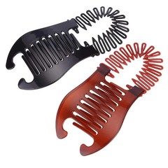 Interlocking Banana Combs Stretch Flexible Hair Combs Clips Flexible Ponytail