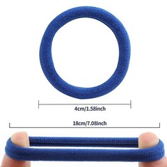 Men Women Hair Ties Soft Seamless Hair Bands Fr Thick Thin Hair Ponytail Holders