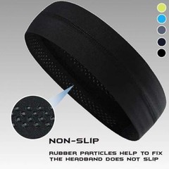 Sweatbands Sports Headband for Men Moisture Wicking Hairband Athletic Headbands