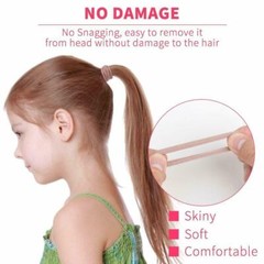 50Pcs Women Girls Seamless Hair Band Ties Rope Ring Elastic Ponytail Holder US