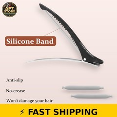 AIMIKE 6pcs Non-Slip Hair Clips – Black Duck Billed Styling Clips