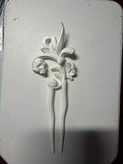 Victorian Foliage 3D Printed Hair Fork | Witchcore Fantasy Hair