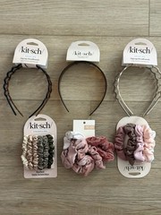 6x Kitsch Recycled Plastic Zig Zag Headband, Scrunchies, Hair Ties And More..