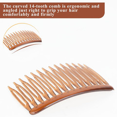 12 Pcs Side Combs French Twist 14 Teeth Decorative Hair Accessories Vintage S…