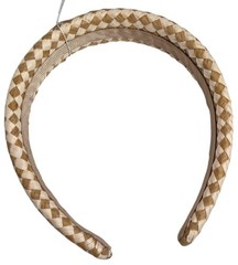 J.Crew Factory Woven Puff Headband in Natural Woven One Size CI991 New with Tags