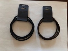 Smoothies Metal Free XL Elastic Hair Bands Pack Of 3 Lot Of 2 Black/Brown