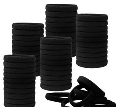 50pcs Women Hair Ties Soft Seamless Hair Bands Thick Thin Hair Ponytail Holders
