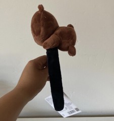 NWT 100% Authentic LINE FRIENDS Brown Plush Hair Band