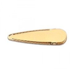 CELINE Hair clip B107U3F9301IG Gold Plated Steel Zamak White Gold NEW Women
