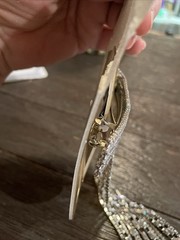 “Sunday State” Prom/wedding Barrette Clip- Cubic Zirconia Glass Stones